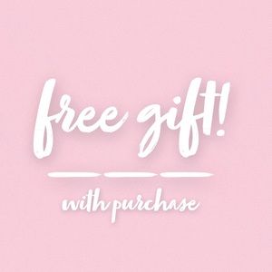 purchases over $10 come with free gifts